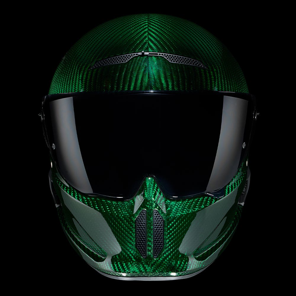 ATLAS 4.0 Emerald Carbon - Motorcycle Helmet - Ruroc