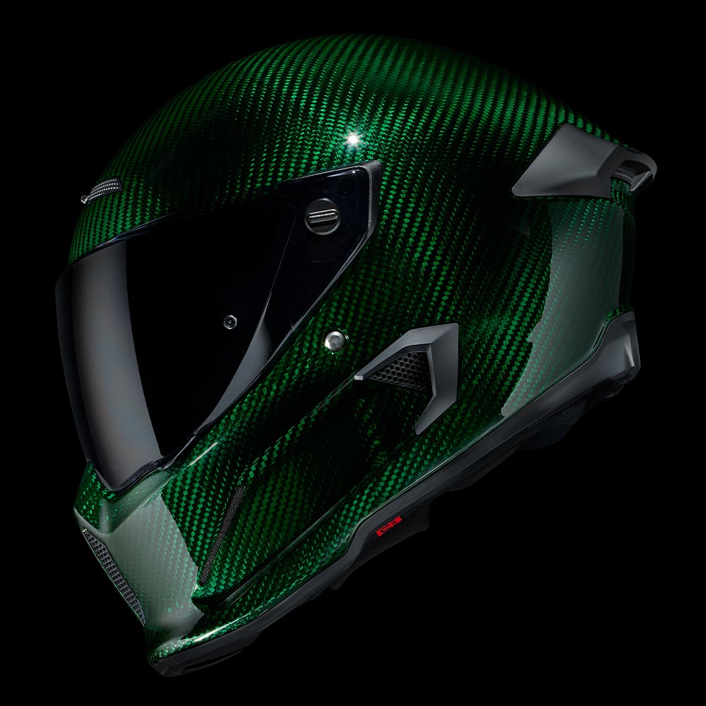 ATLAS 4.0 Emerald Carbon - Motorcycle Helmet - Ruroc