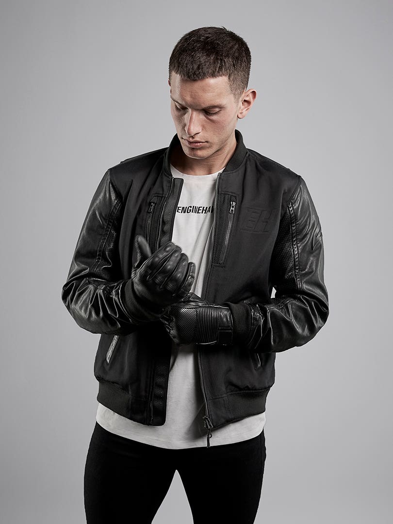 bomber riding jacket