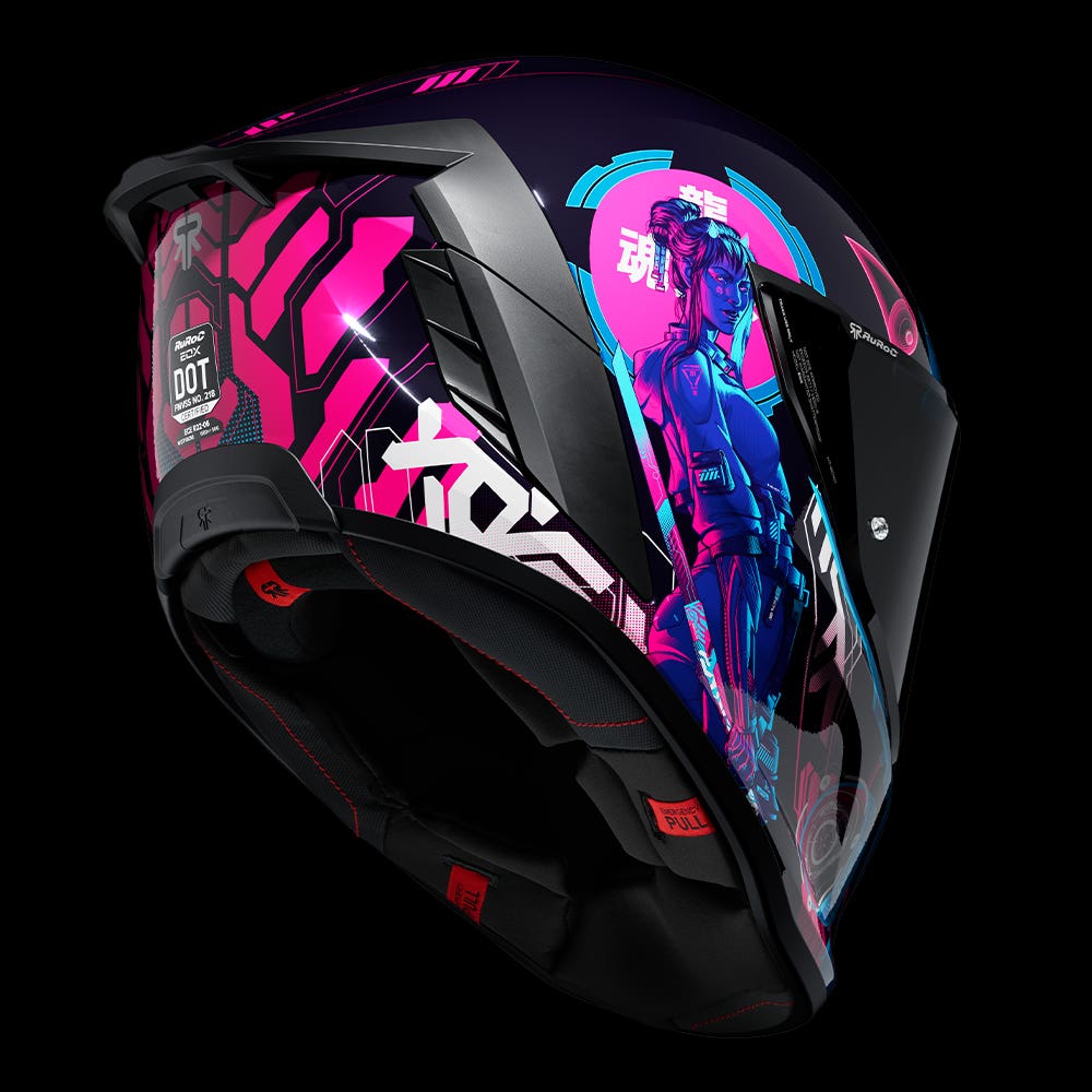 EOX Cyberstrike | Full Face Bluetooth Motorcycle Helmets | Ruroc