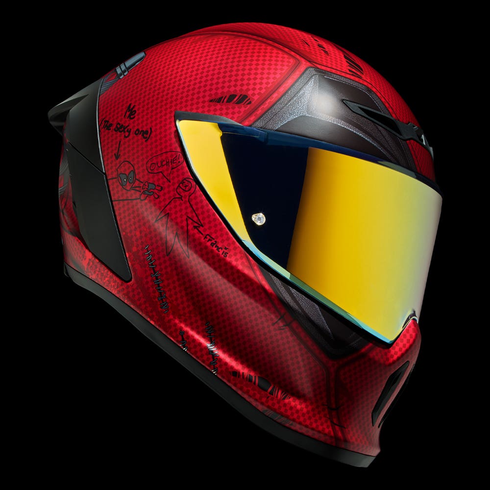 EOX Deadpool | Full Face Bluetooth Motorcycle Helmets | Ruroc