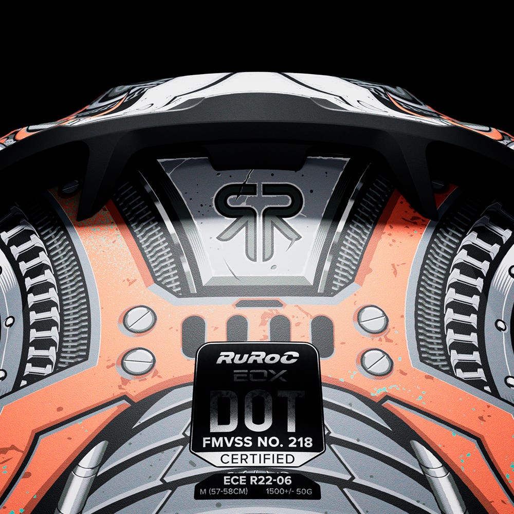 EOX Steamrider | Full Face Bluetooth Motorcycle Helmets | Ruroc