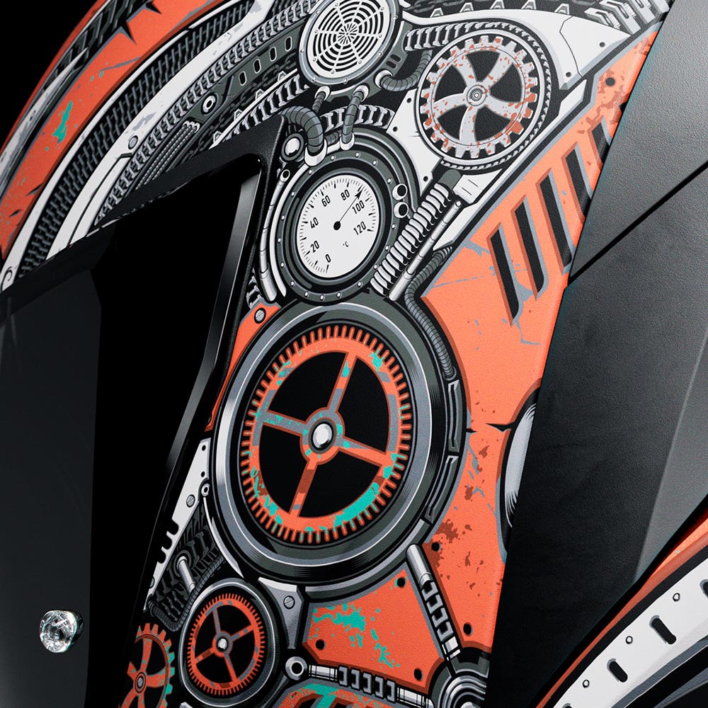 EOX Steamrider | Full Face Bluetooth Motorcycle Helmets | Ruroc