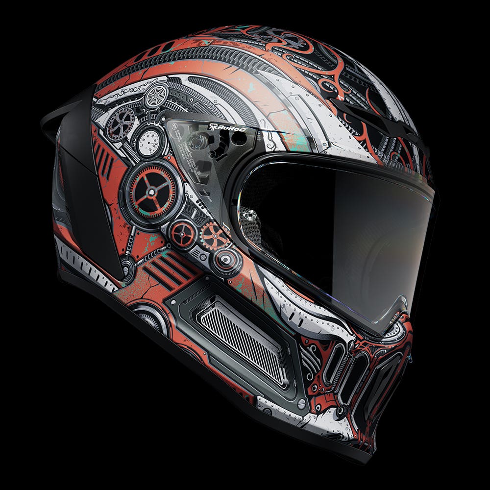 EOX Steamrider | Full Face Bluetooth Motorcycle Helmets | Ruroc