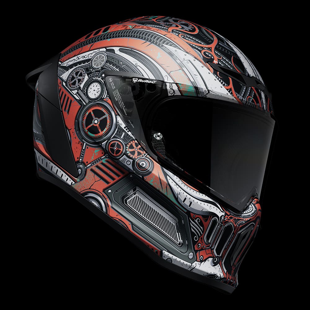 EOX Steamrider | Full Face Bluetooth Motorcycle Helmets | Ruroc