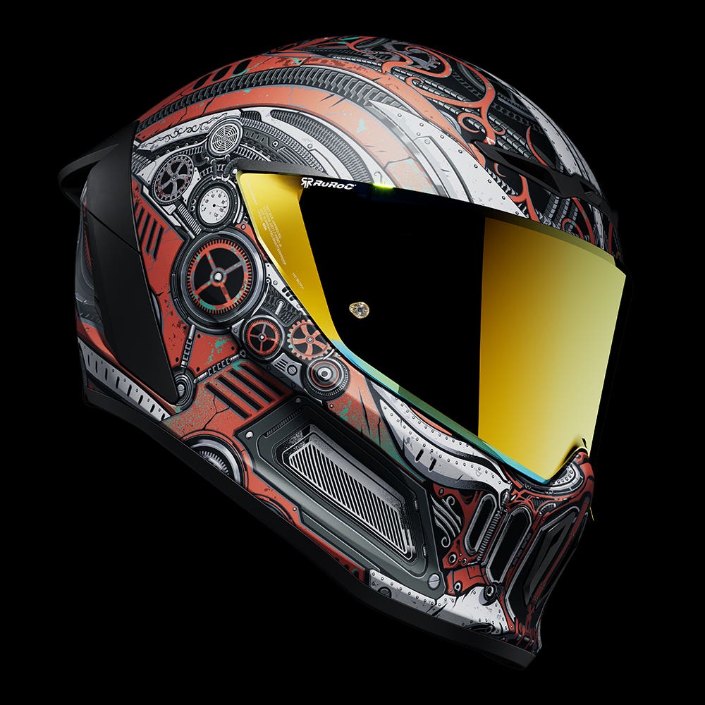 EOX Steamrider | Full Face Bluetooth Motorcycle Helmets | Ruroc