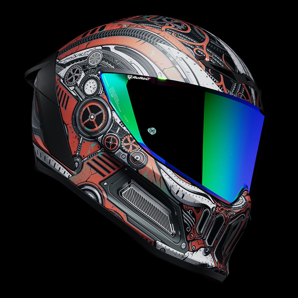 EOX Steamrider | Full Face Bluetooth Motorcycle Helmets | Ruroc