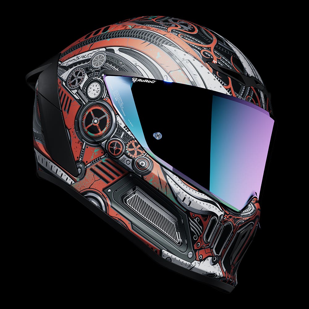 EOX Steamrider | Full Face Bluetooth Motorcycle Helmets | Ruroc
