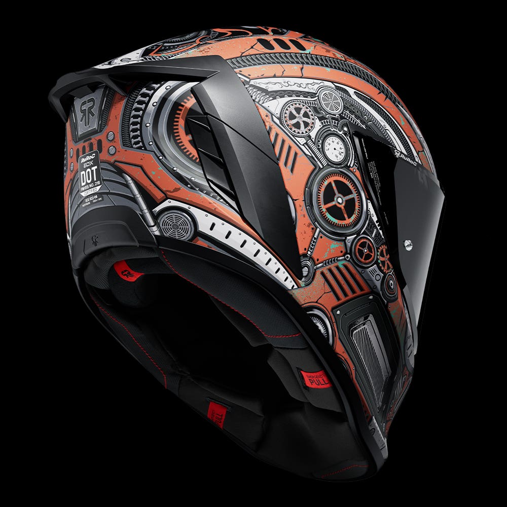 EOX Steamrider | Full Face Bluetooth Motorcycle Helmets | Ruroc