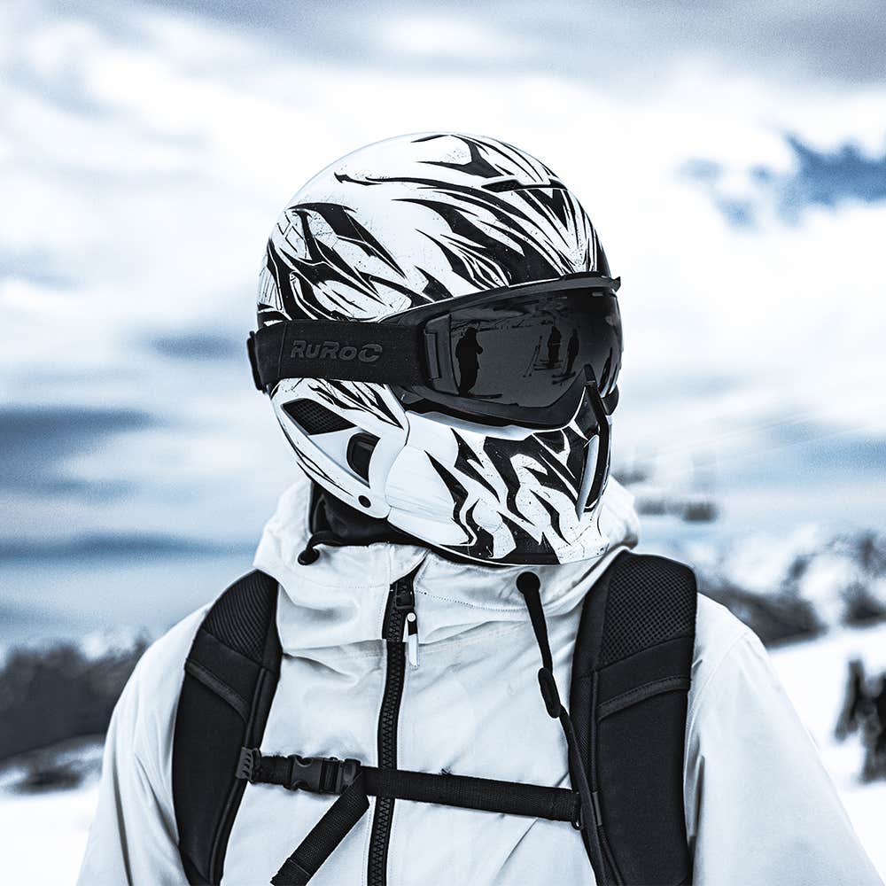 RG1-DX Warpaint - Skiing & Snowboard Helmet - Ruroc