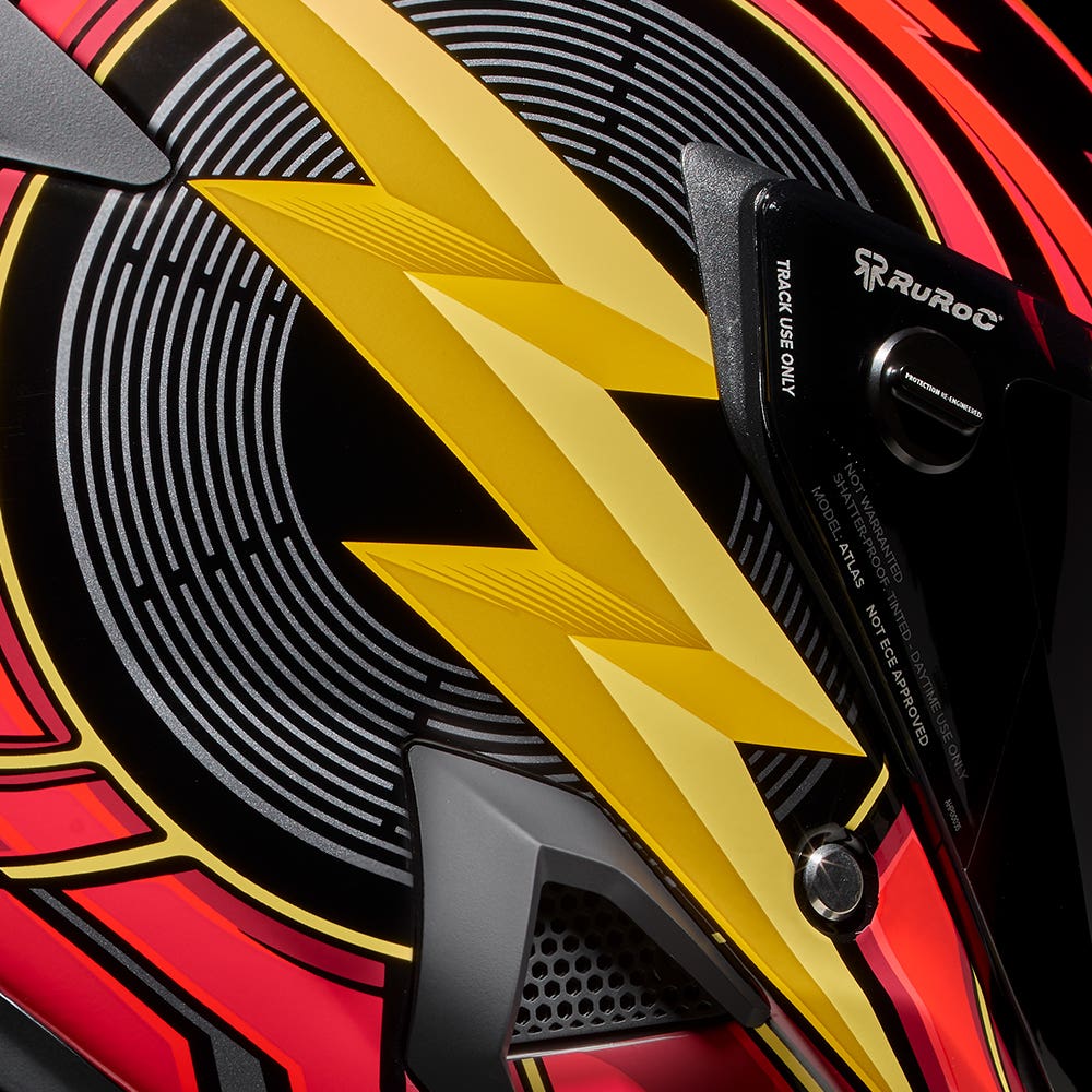 ATLAS 4.0 CARBON - The Flash - Motorcycle Helmet - Ruroc
