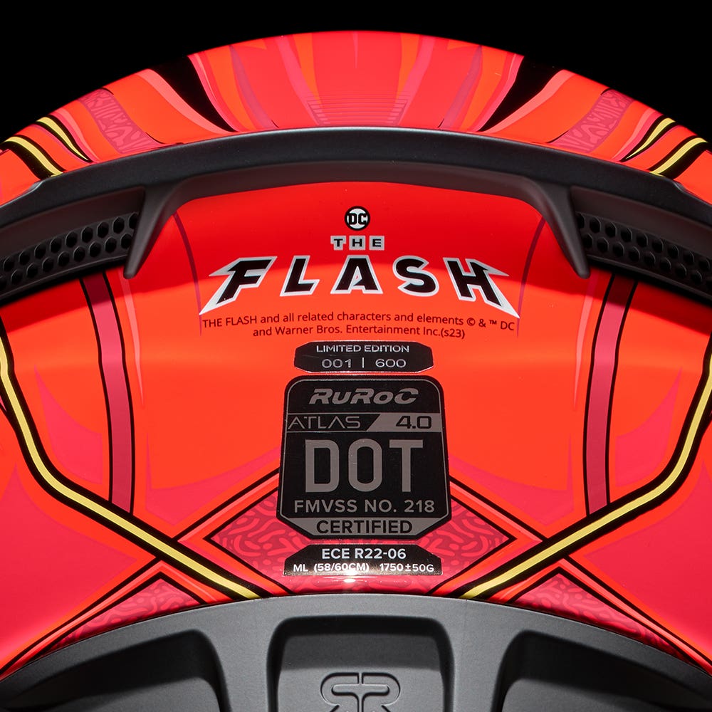 ATLAS 4.0 CARBON - The Flash - Motorcycle Helmet - Ruroc