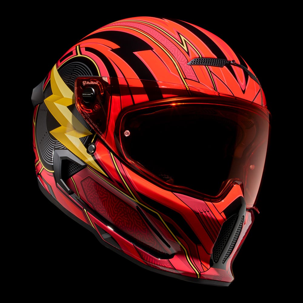 ATLAS 4.0 CARBON - The Flash - Motorcycle Helmet - Ruroc