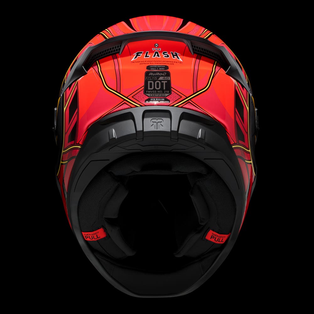 ATLAS 4.0 CARBON - The Flash - Motorcycle Helmet - Ruroc