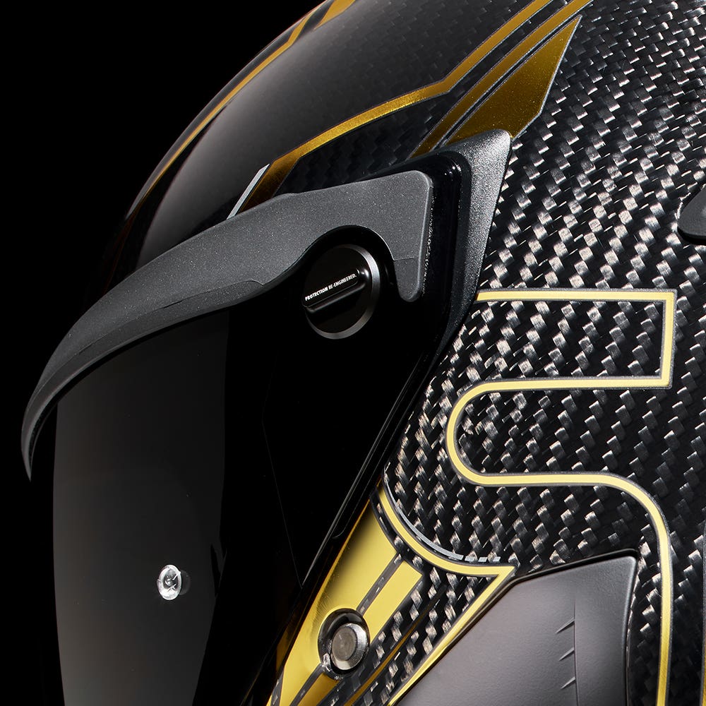 ATLAS 4.0 Track Titan Gold - Motorcycle Racing Helmet - Ruroc