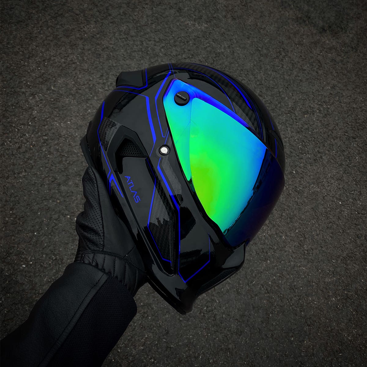 Atlas 3.0 Helmet - Carbonized Ice <blemished>