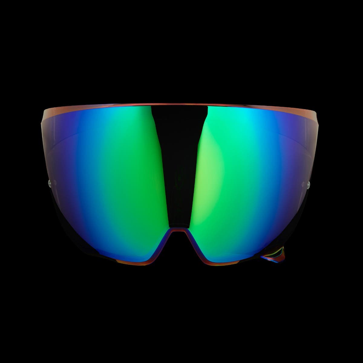 ATLAS Visor - Green Iridescent