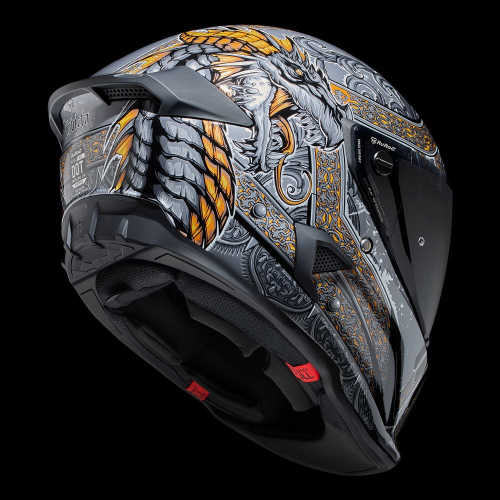 Ruroc | ATLAS 4.0 Invicta | Full Face Bluetooth Motorcycle Helmets