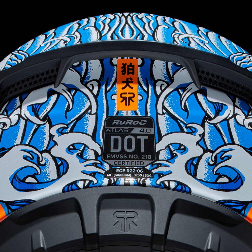 ATLAS 4.0 Komainu - Motorcycle Helmet - Ruroc