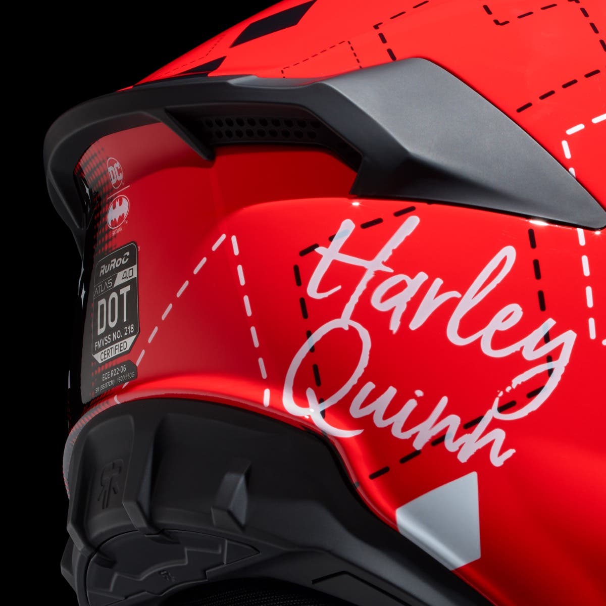 ATLAS 4.0 Harley Quinn - Motorcycle Helmet - Ruroc
