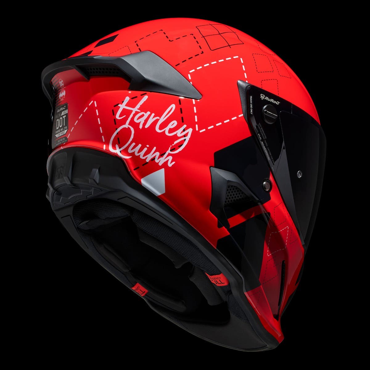 ATLAS 4.0 Harley Quinn - Motorcycle Helmet - Ruroc