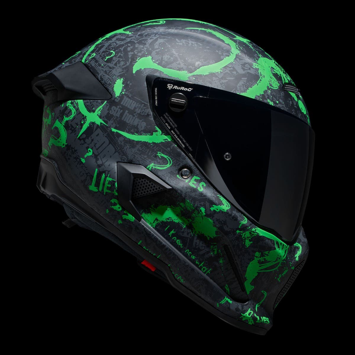 ATLAS 4.0 The Riddler - Motorcycle Helmet - Ruroc
