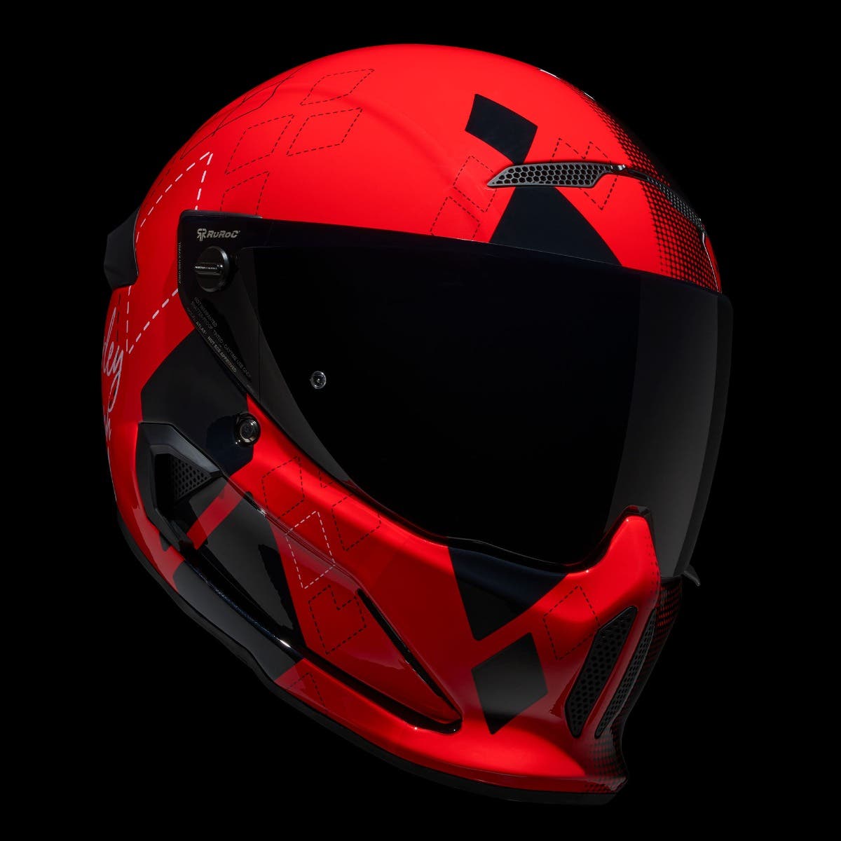 Ruroc | ATLAS Harley Quinn | Casco de moto integral