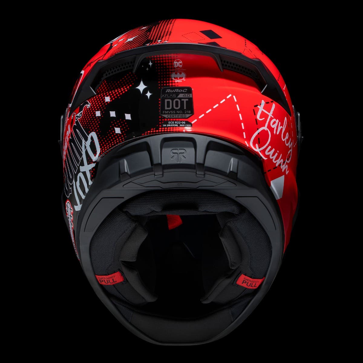 ATLAS 4.0 Harley Quinn - Motorcycle Helmet - Ruroc