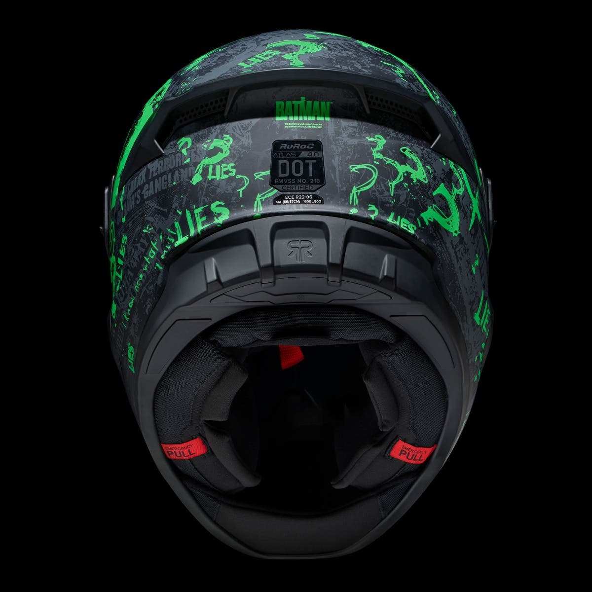 ATLAS 4.0 The Riddler - Motorcycle Helmet - Ruroc