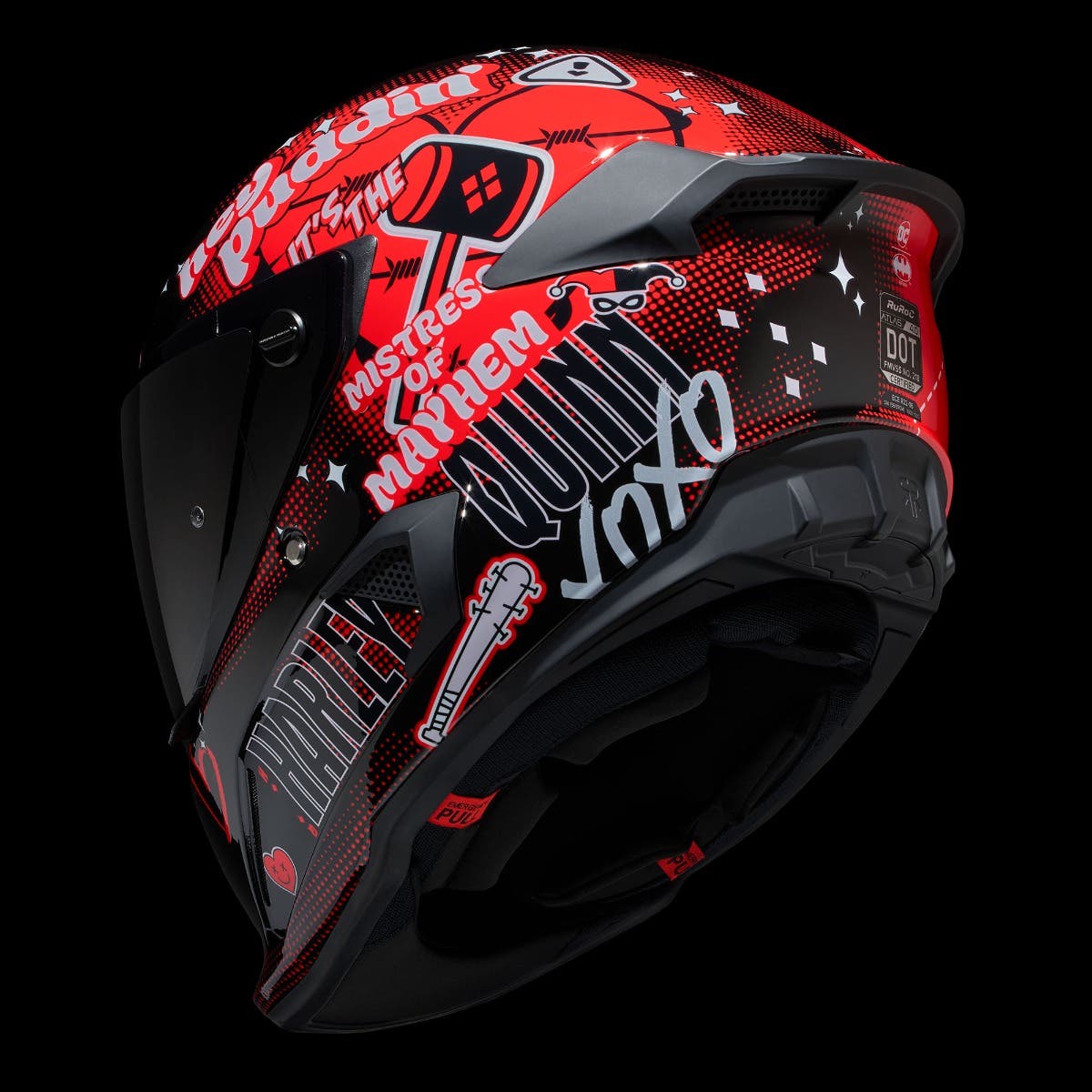 ATLAS 4.0 Harley Quinn - Motorcycle Helmet - Ruroc