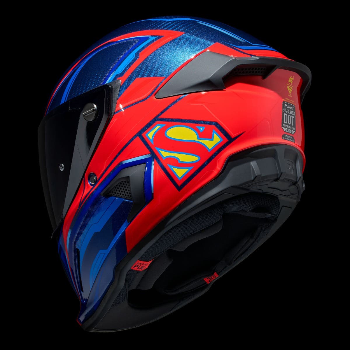 ATLAS 4.0 Superman - Motorcycle Helmet - Ruroc