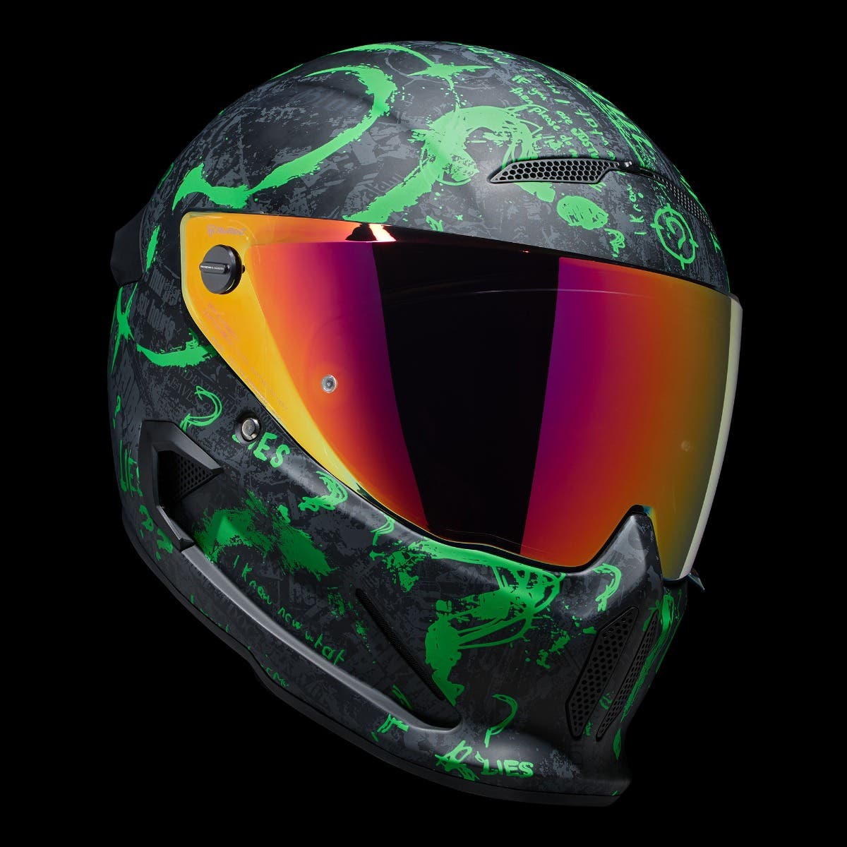 ATLAS 4.0 The Riddler - Motorcycle Helmet - Ruroc