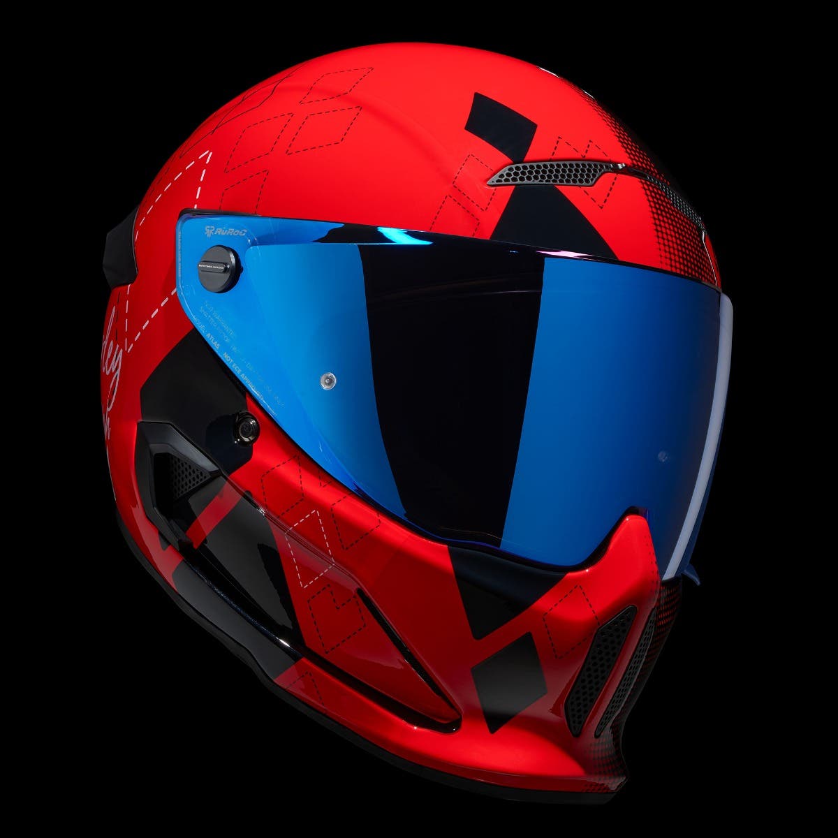ATLAS 4.0 Harley Quinn - Motorcycle Helmet - Ruroc