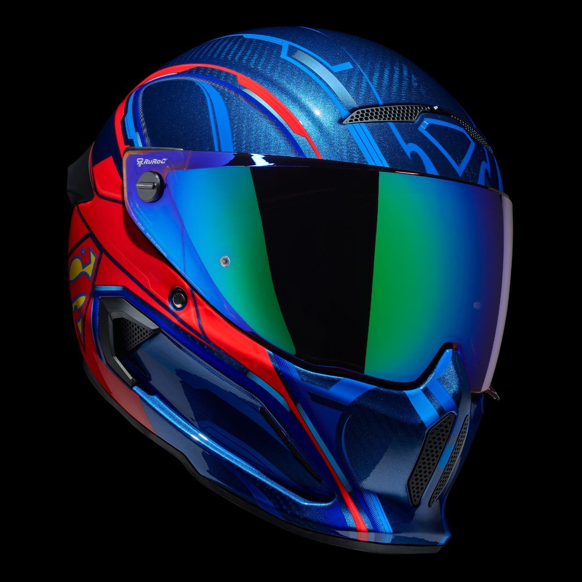ATLAS 4.0 Superman - Motorcycle Helmet - Ruroc