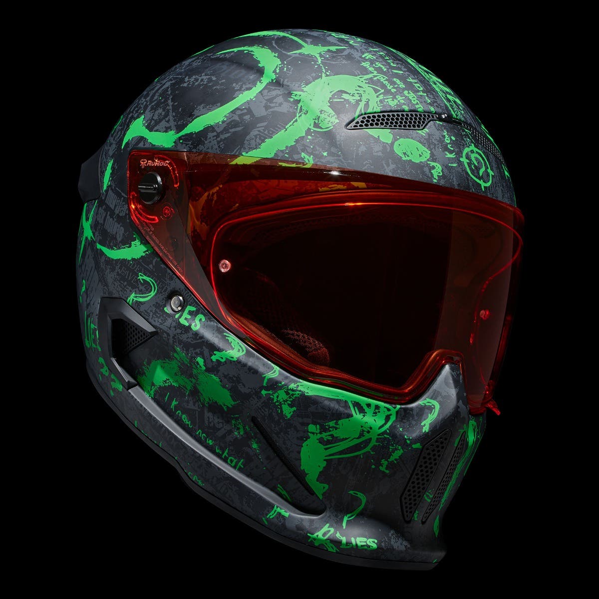 ATLAS 4.0 The Riddler - Motorcycle Helmet - Ruroc