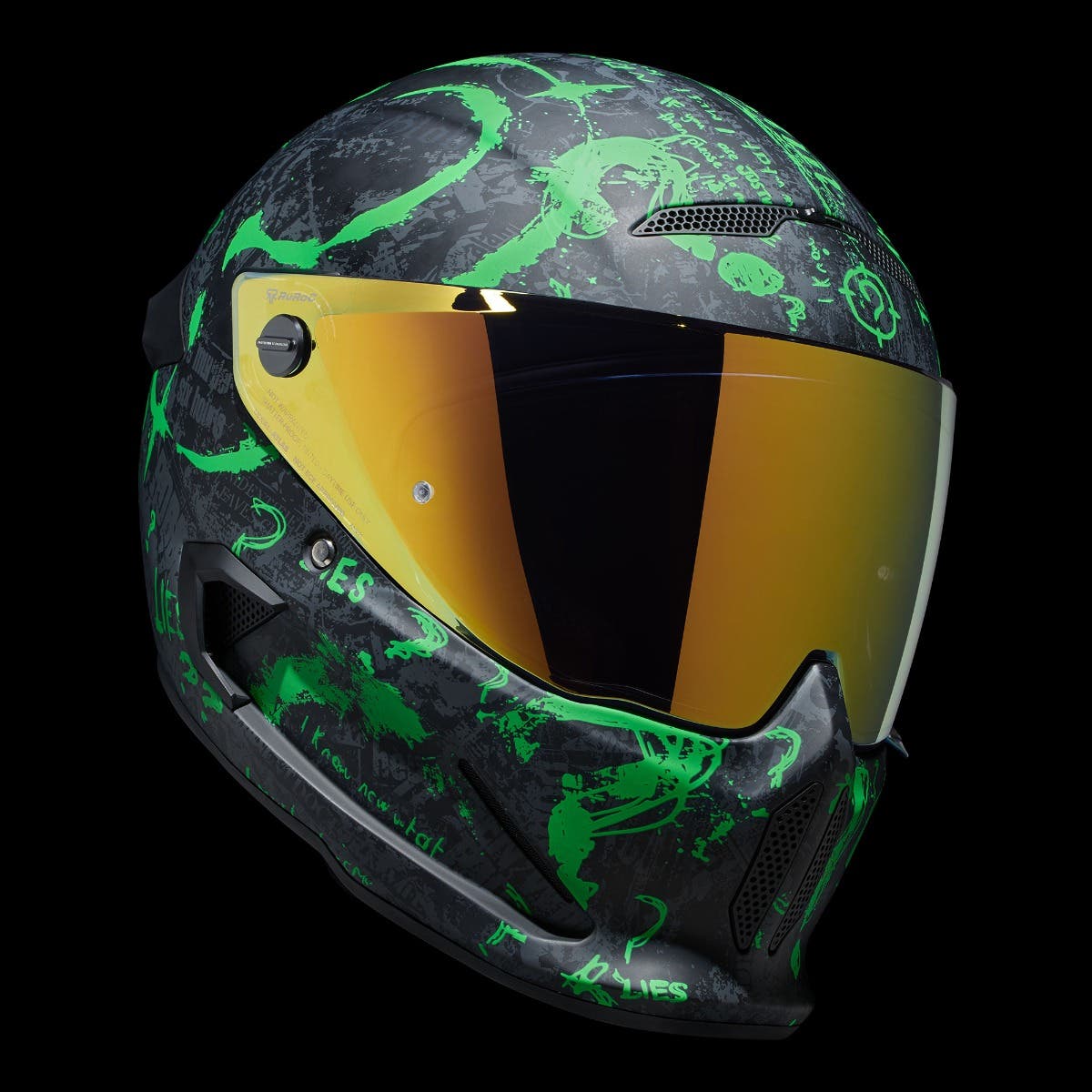 ATLAS 4.0 The Riddler - Motorcycle Helmet - Ruroc