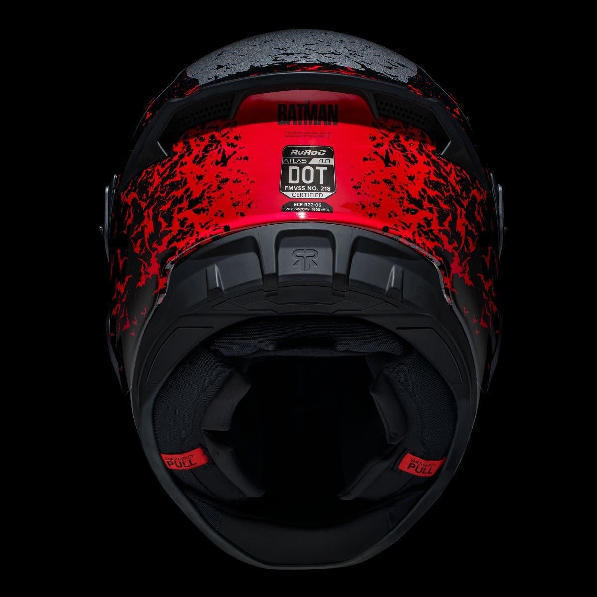 ATLAS 4.0 The Batman - Motorcycle Helmet - Ruroc