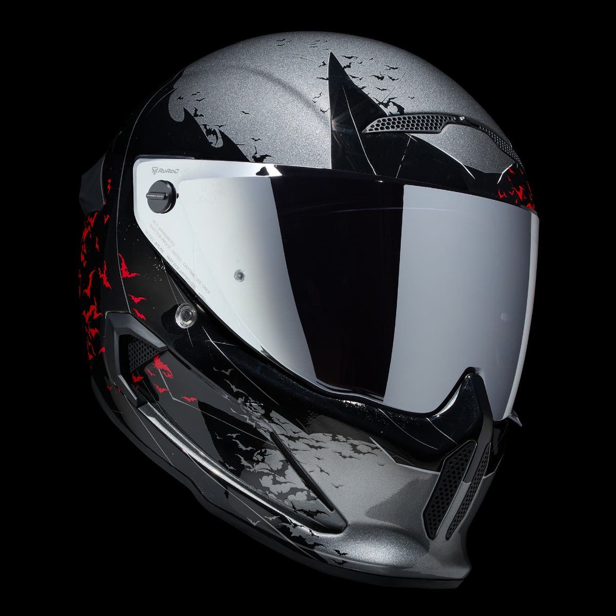 ATLAS 4.0 The Batman - Motorcycle Helmet - Ruroc