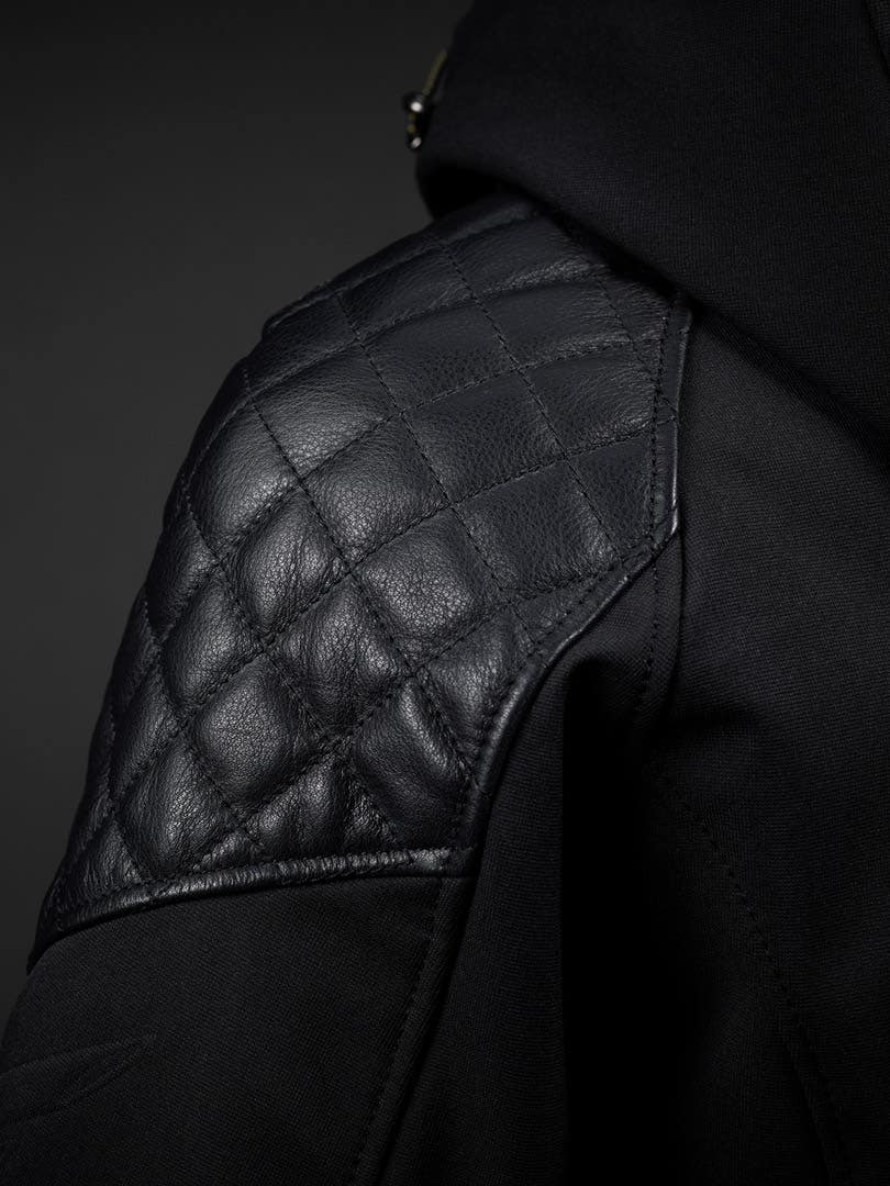 Diamond Quilted Leather