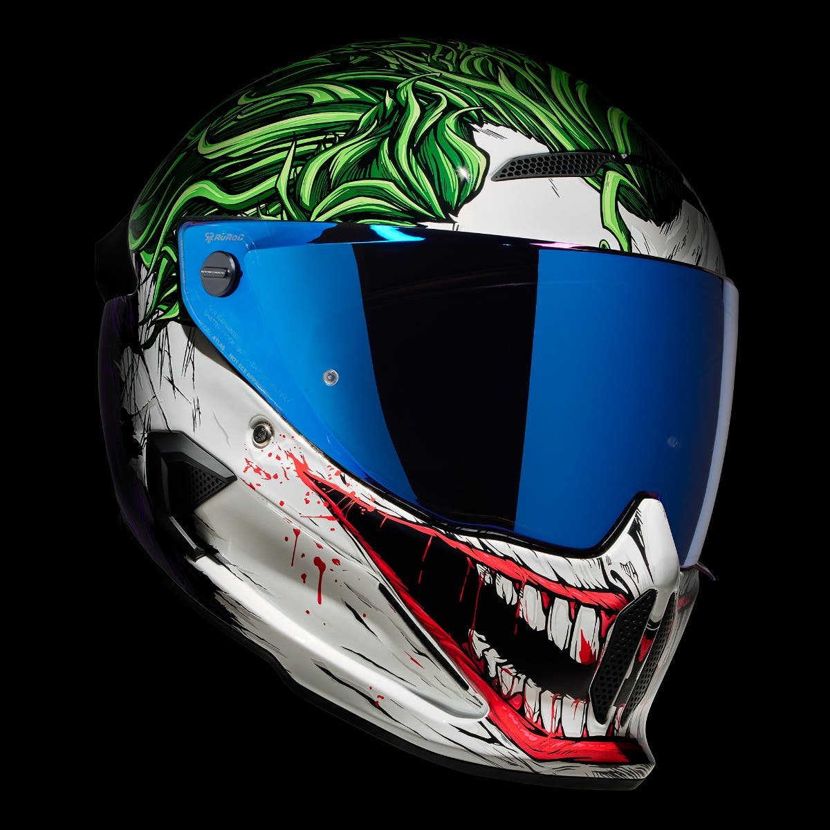 AT3.0 Visor | Blue Iridescent Helmet Visor | Full Face Helmet