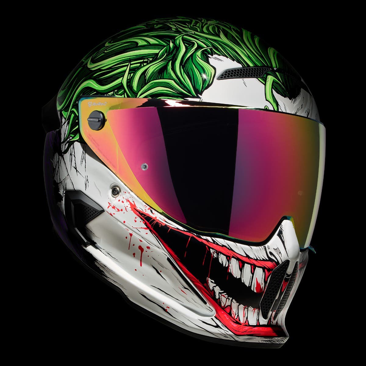 Realistisch Oeps geest Ruroc | ATLAS 4.0 The Joker | Full Face Bluetooth Motorcycle Helmet | Ruroc