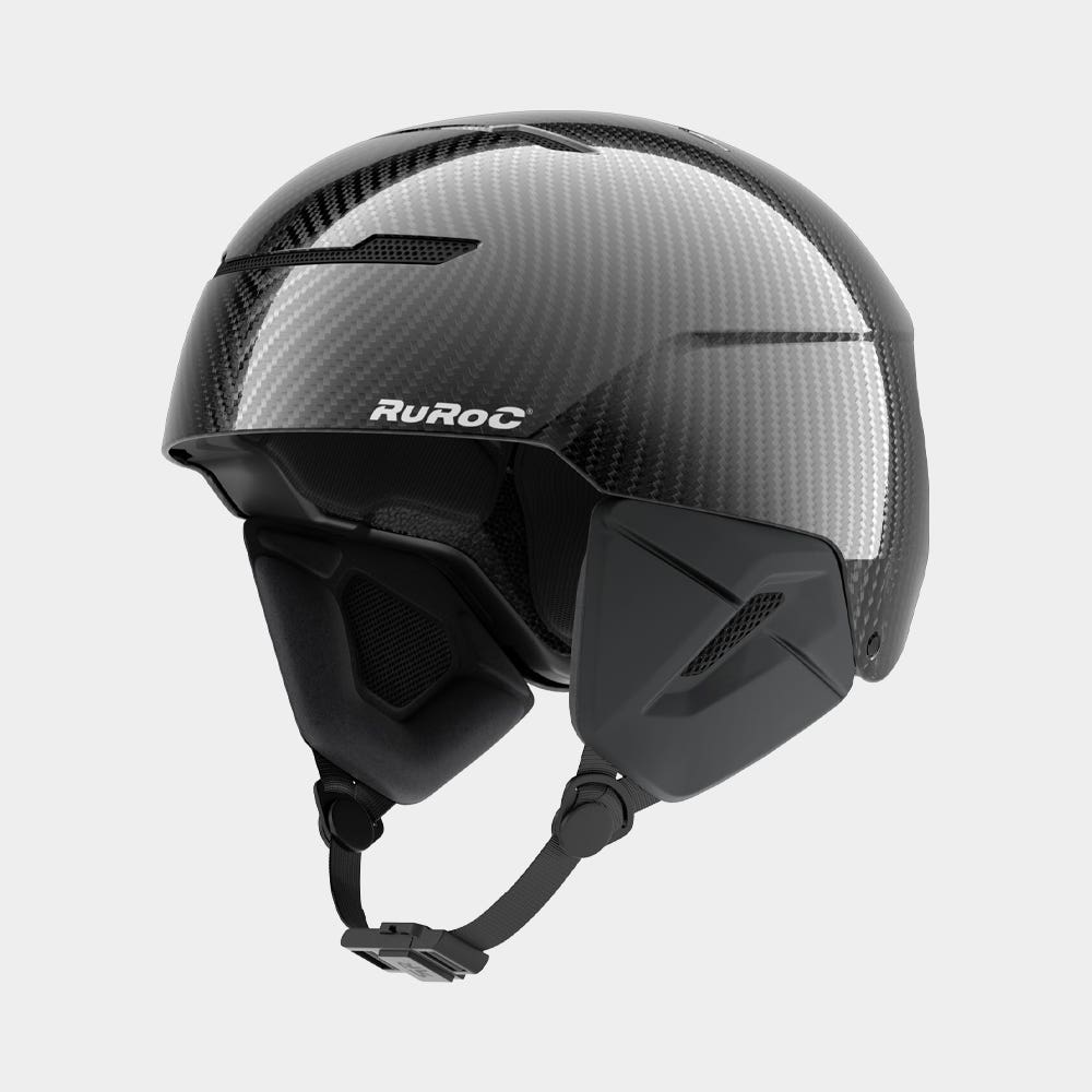 LITEcarbon Gloss Carbon - Skiing & Snowboard Helmet - Ruroc