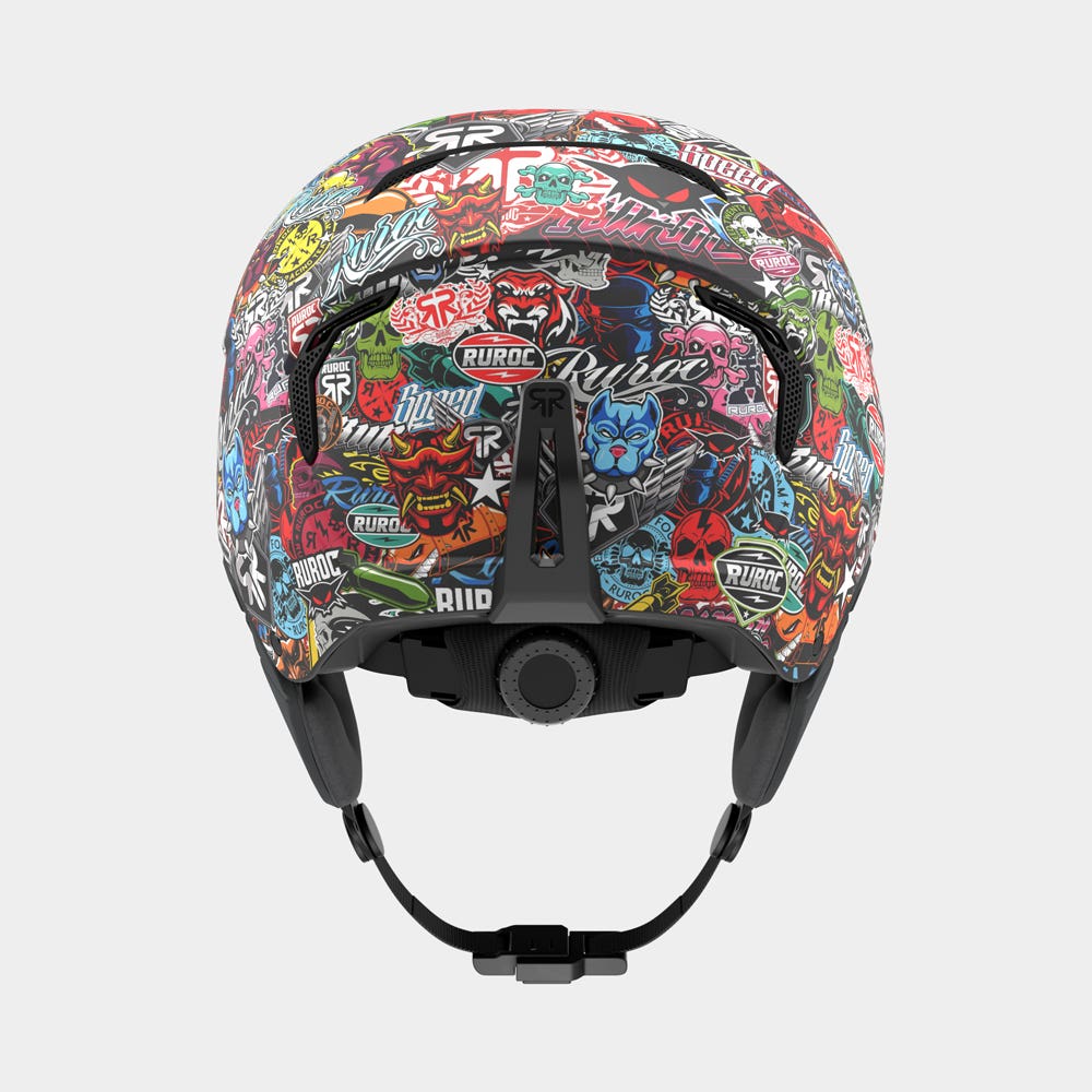 LITE Stickerbomb - Skiing & Snowboard Helmet - Ruroc