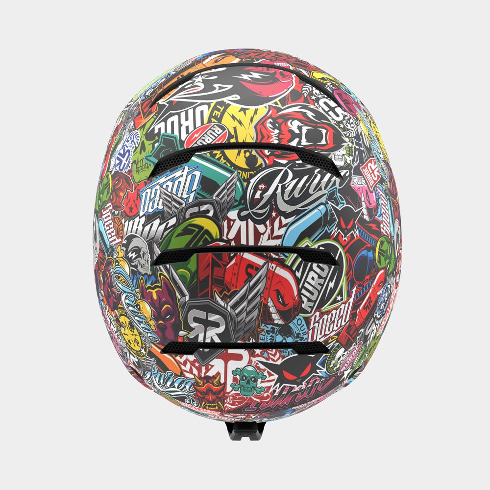LITE Stickerbomb - Skiing & Snowboard Helmet - Ruroc
