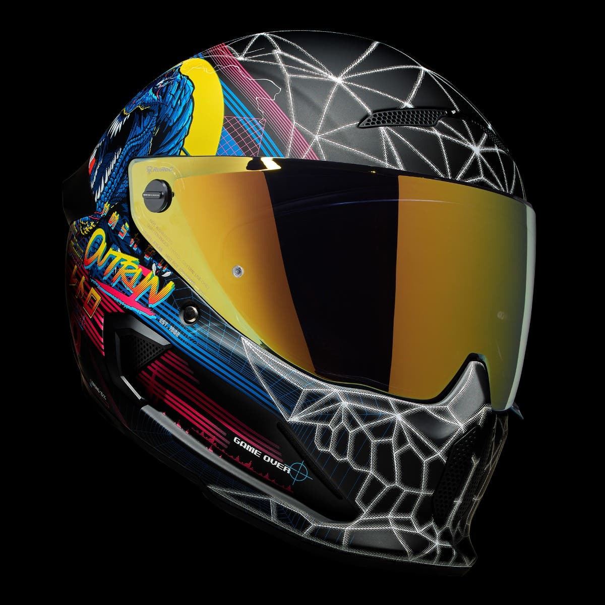 Ruroc | ATLAS 4.0 Outrun | Full Face Bluetooth Motorcycle Helmet