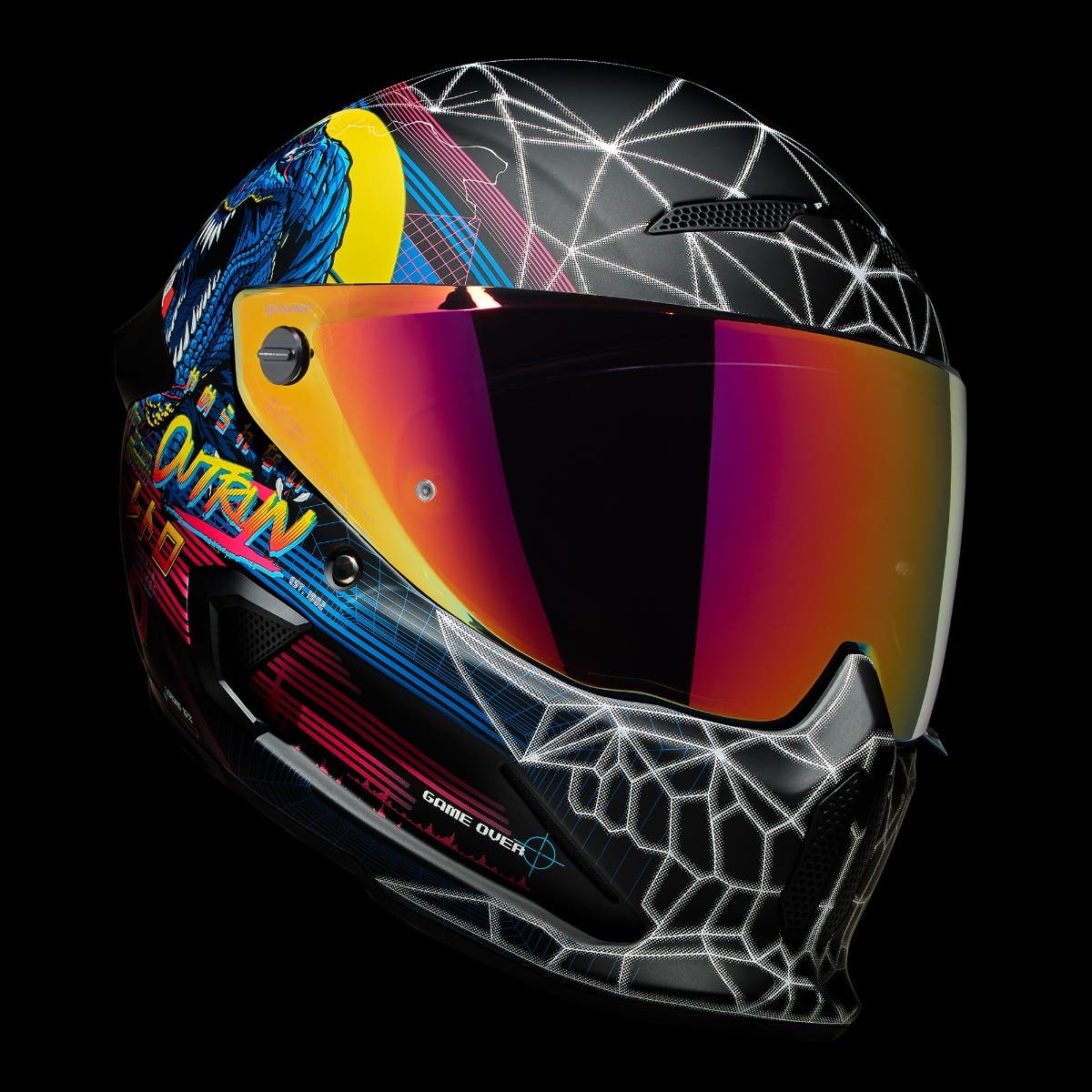 Atlas 3.0 / 4.0 Visor - Red Iridescent