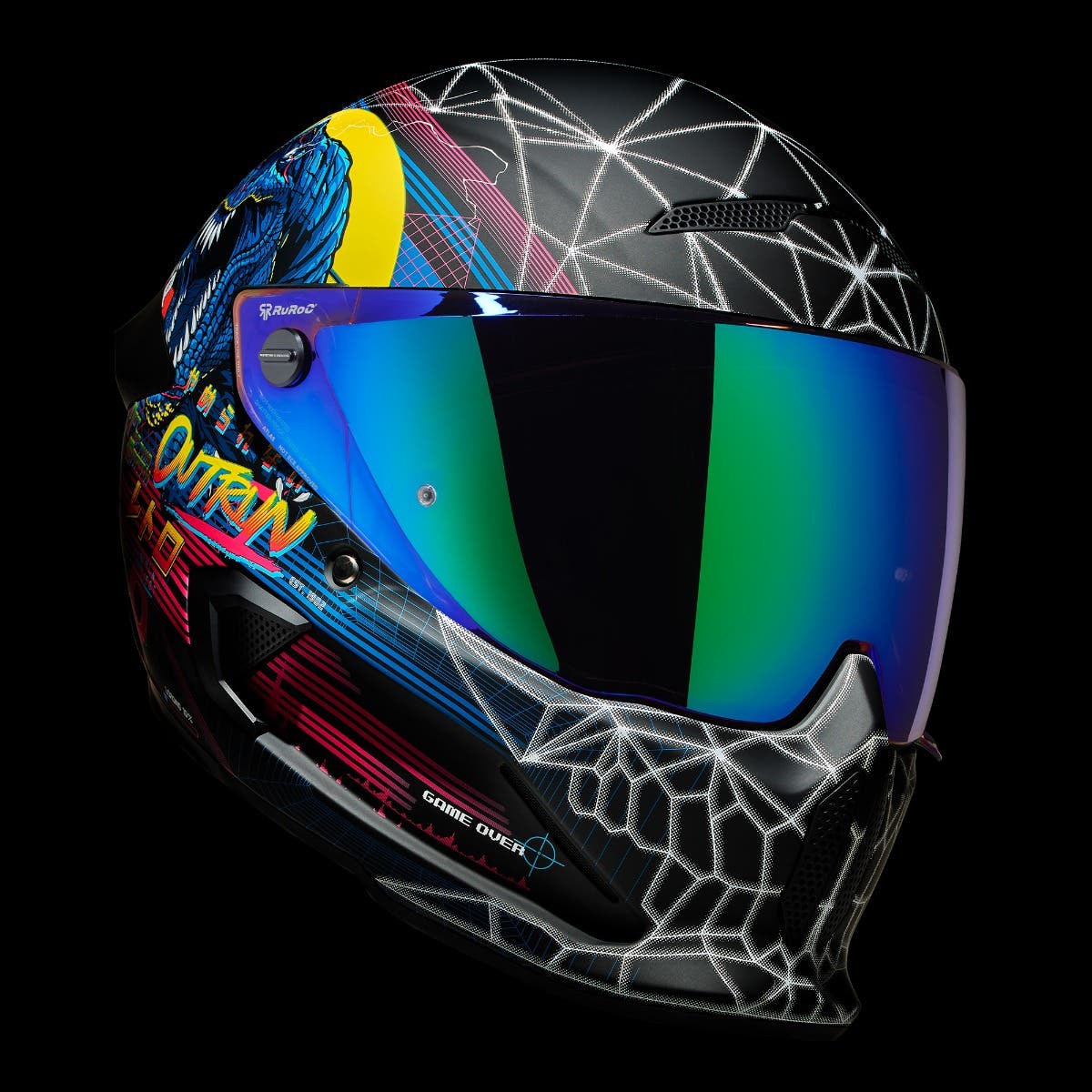 Atlas 3.0 / 4.0 Visor - Green Iridescent
