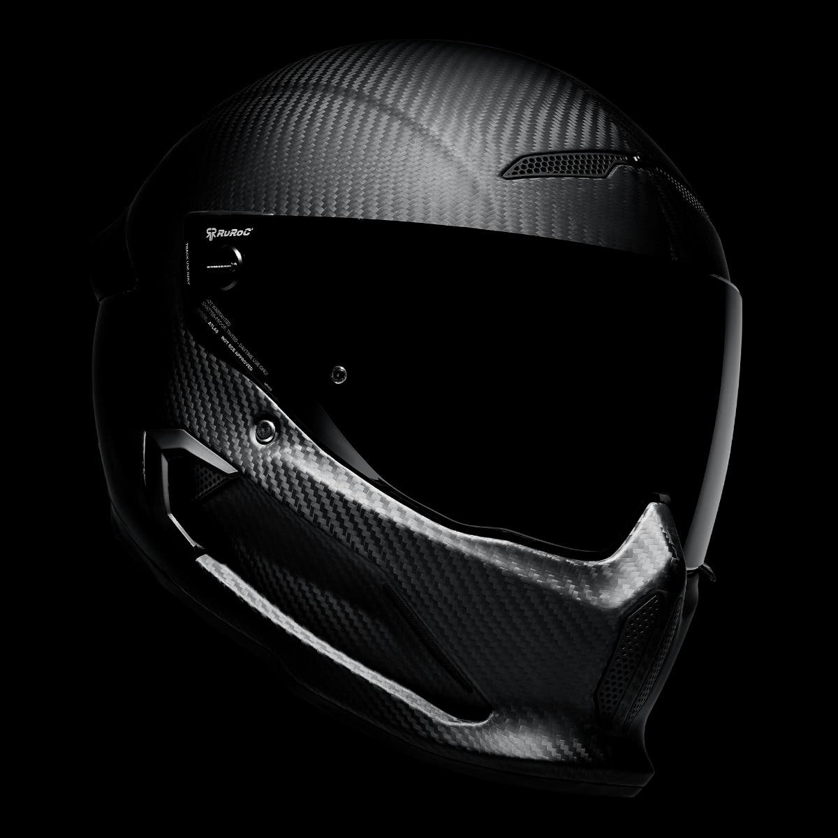 ATLAS 4.0 Raw Carbon - Motorcycle Helmet - Ruroc