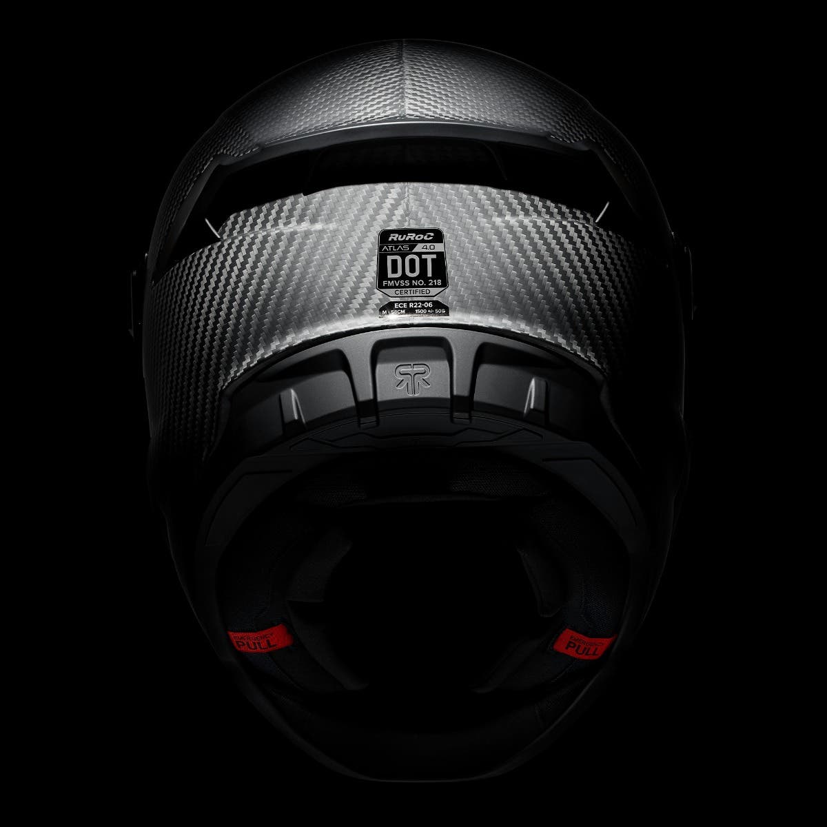 ATLAS 4.0 Raw Carbon - Motorcycle Helmet - Ruroc
