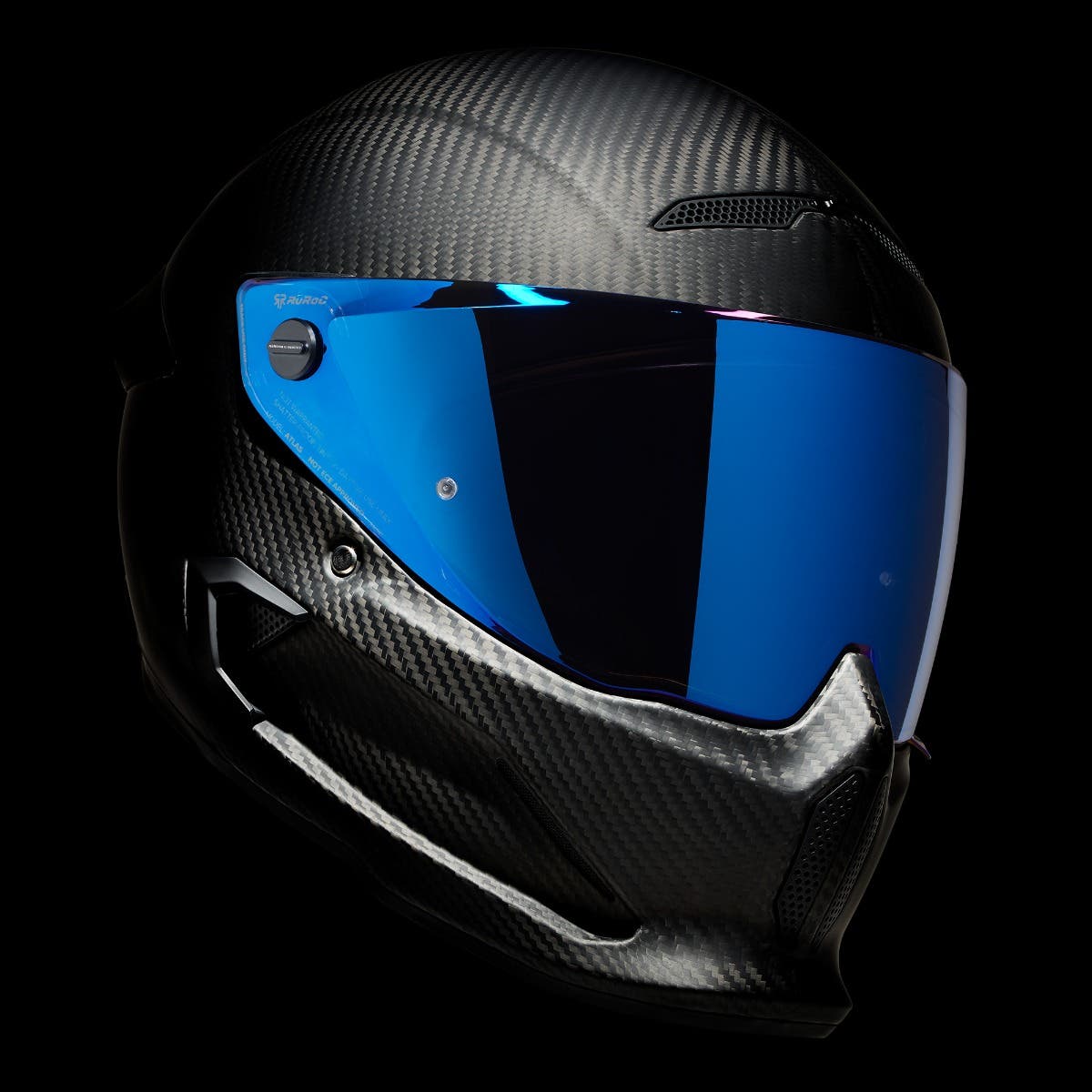 ATLAS 4.0 Raw Carbon - Motorcycle Helmet - Ruroc